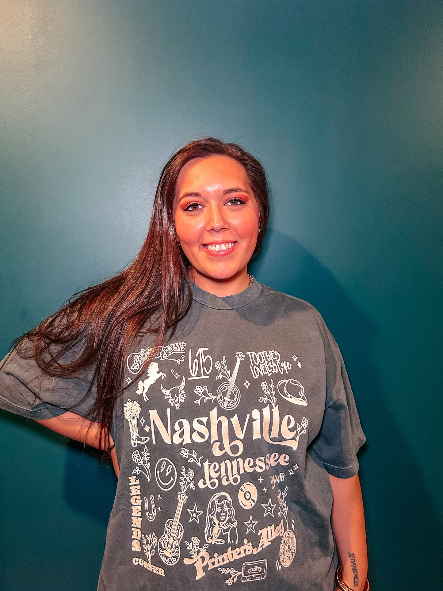 Nashville Favorites Oversized Tee