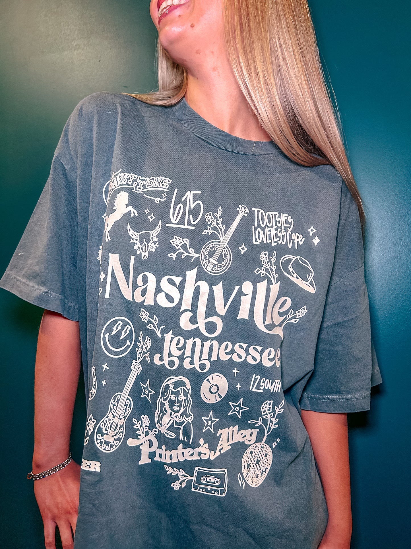 Nashville Favorites Oversized Tee