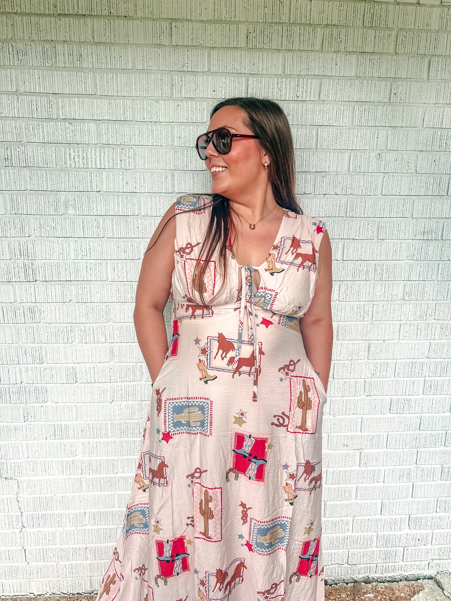 Cowgirl Charm Maxi Dress