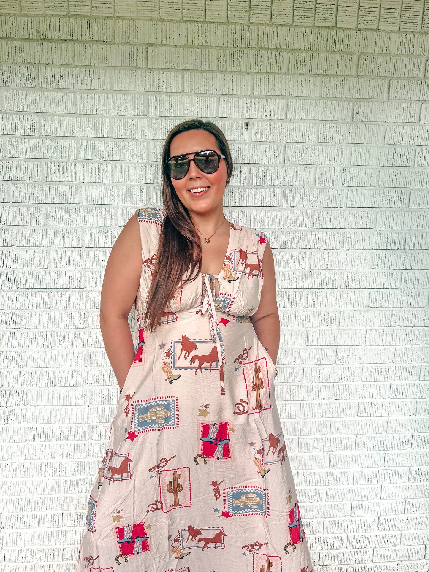 Cowgirl Charm Maxi Dress